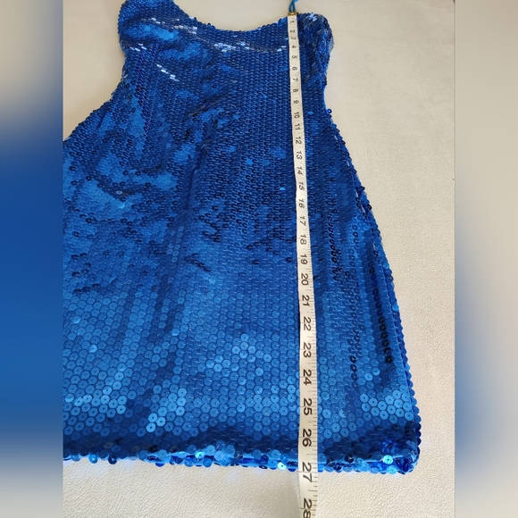 Vintage Blue Dress Women's size small good condition - Picture 8 of 11